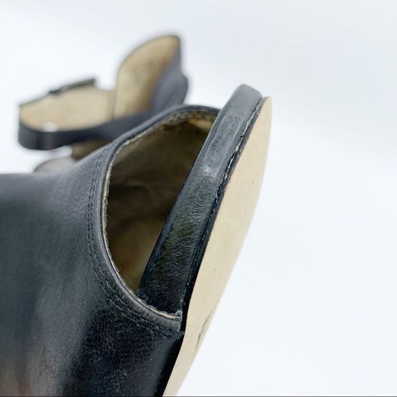 Michael Kors Black Open Toe Stiletto Bootie w/Chain Detail 8.5 - Picture 13 of 15